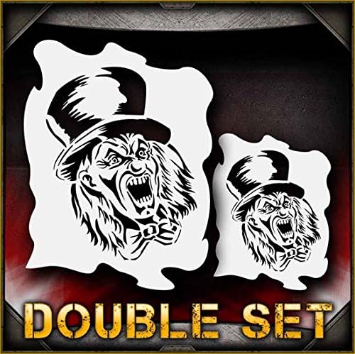 Clowns 7-b AirSick Airbrush Stencil Template