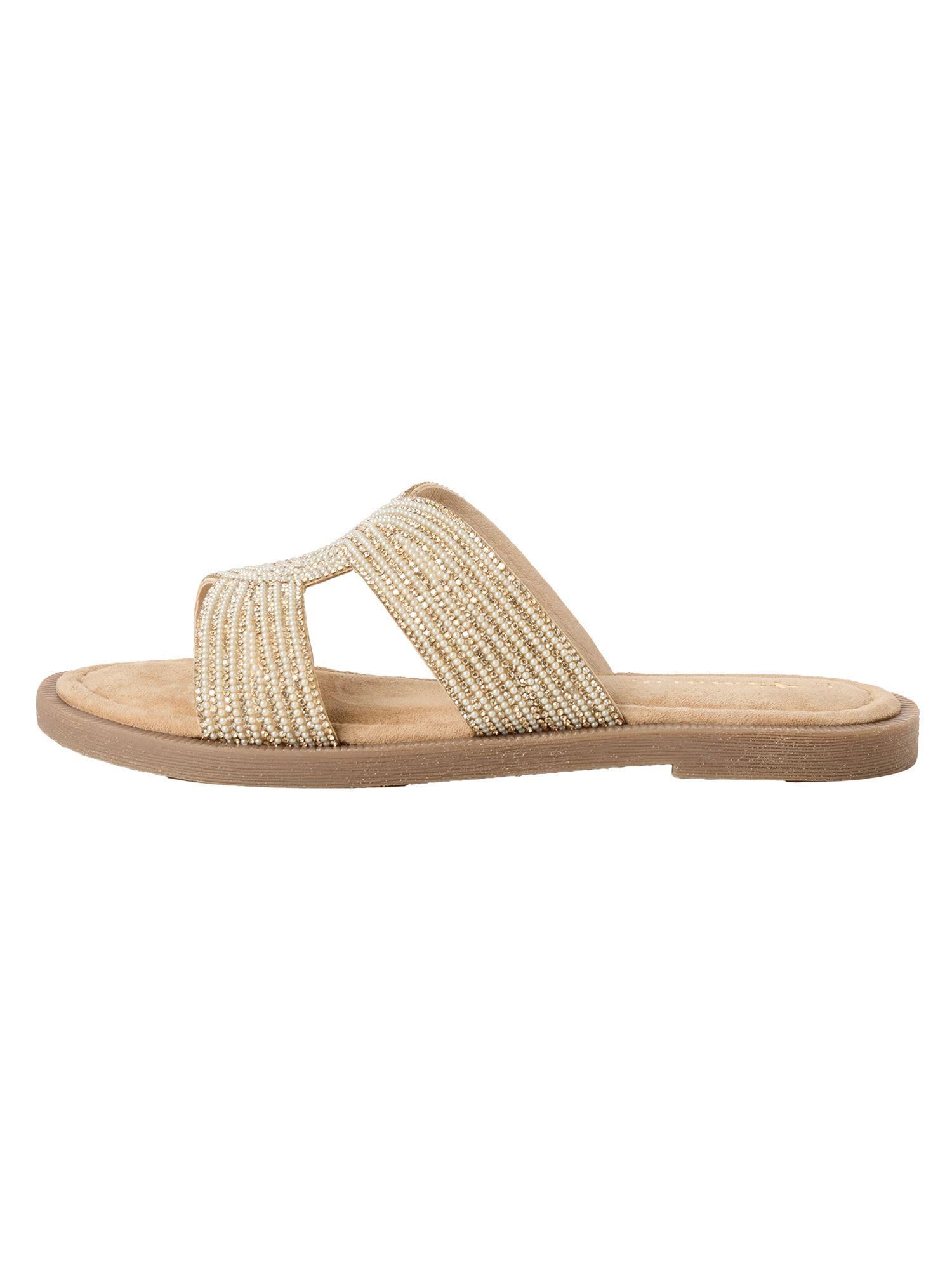 Tamaris Mule Femme en Cuir Plates
