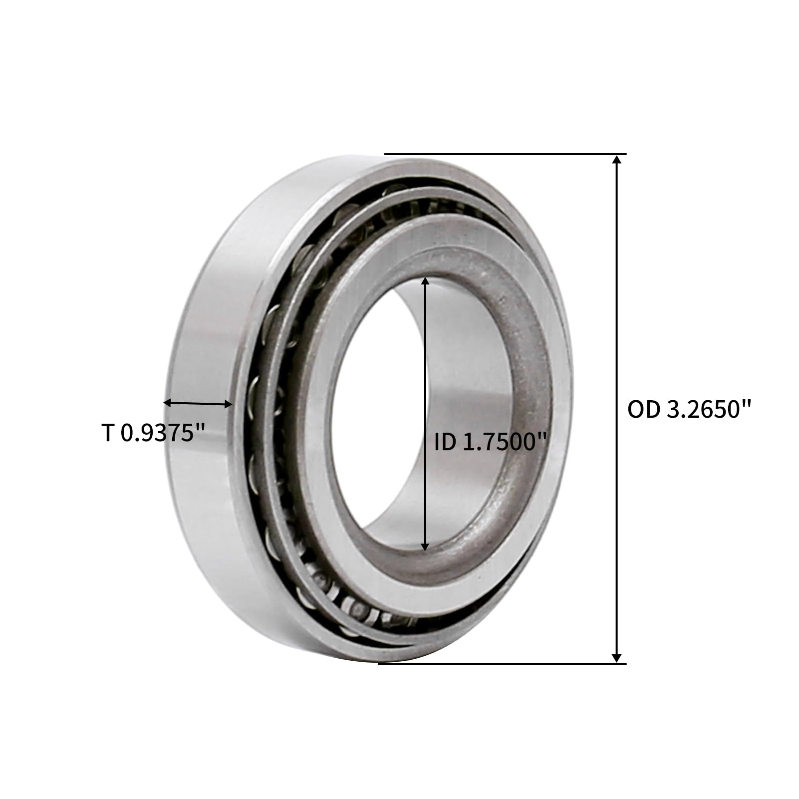 FKG 25580/25520 - Set di 4 tazze e conici per cuscinetti a rulli conici