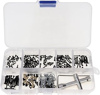 252Pcs M1.4 Screws Fastener Kit Sleeve Hex Wrench Repair for Axial SCX24 1/24 RC Crawler Car Parts Accessories