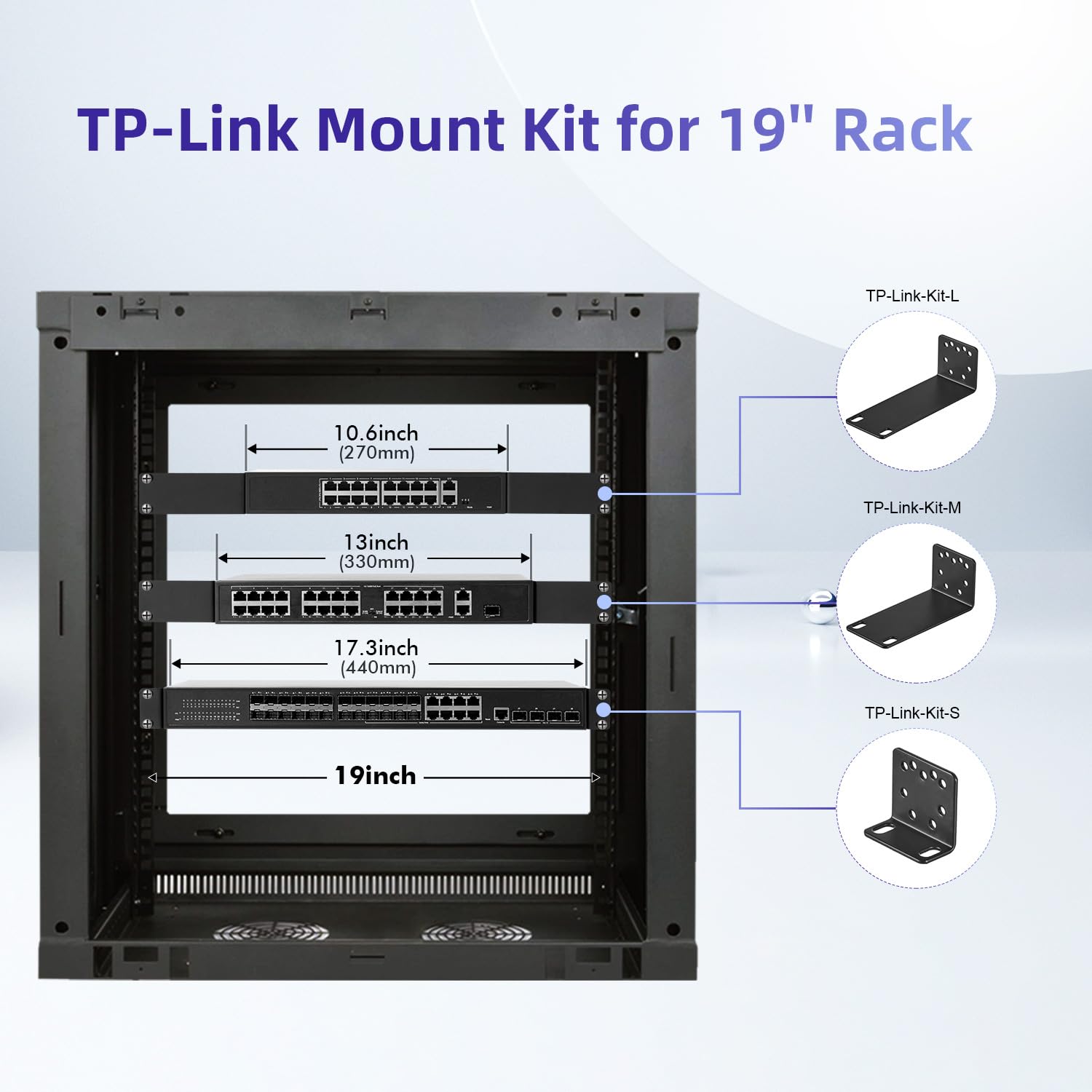 TP-Link - RACKMOUNT Kit-19 Kit De Montage Pour Switches 19 Pouces