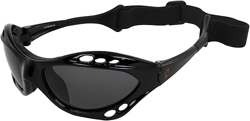 Hurricane Category 4 Gafas flotantes polarizadas Jet Ski Marcos acolchados negros con revestimiento antivaho