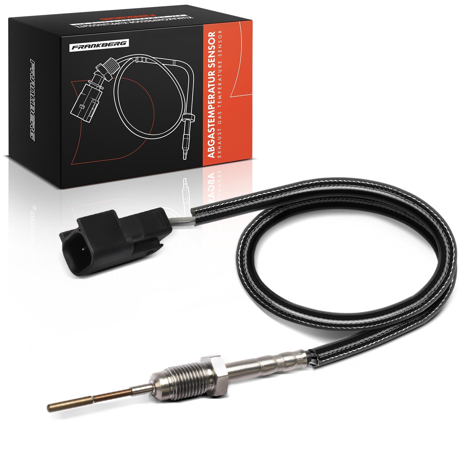 Frankberg Capteur de température des gaz d'échappement 2-Pôles Compatible avec CX-5 GH KE 2.0L 2.2L 2.5L Remplacer# SH02187G0