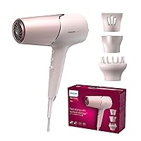 Asciugacapelli Philips serie 5000 - Asciugacapelli color pesca perlato con tecnologia termoprotettiva