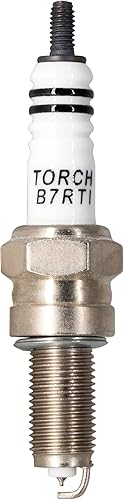 TORCH B7RTI - Bujía de iridio de repuesto para NGK PMR7A CR7EIX 7385, para CHAMPION RG4PHP, para DENSO IU22, para ATV UTV, scooter, Dirt Bike Go