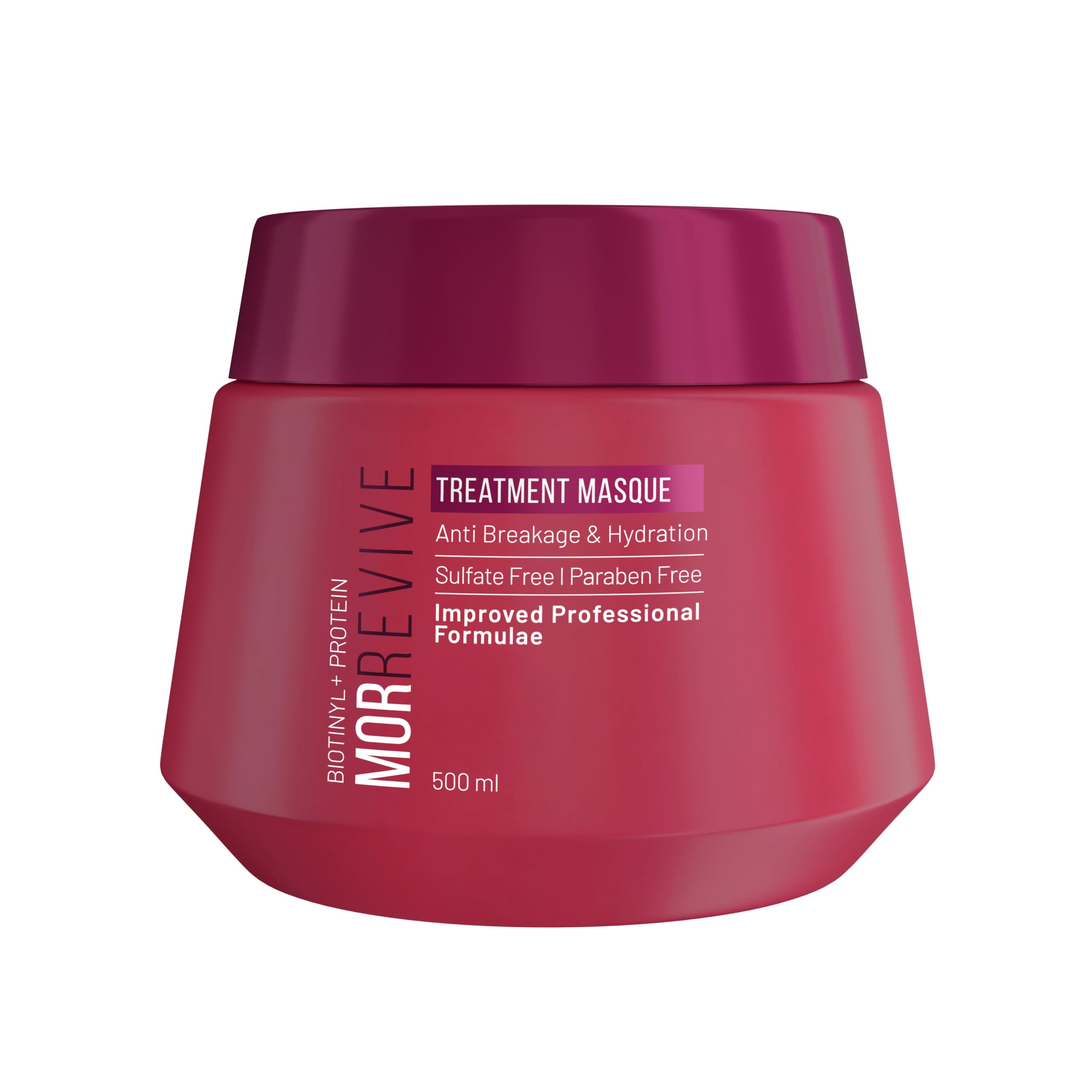 MOR REVIVE MASQUE, Hair Treatment Mask, Anti-Hair Fall & Breakage, with Biotinyl & Vegetable Protein, for Weak & Brittle Hair | 500ml-image-32