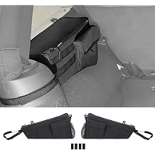 RT-TCZ Rear Trunk Organizer 2PCS,Storage Bag Accessories for Jeep Wrangler JL 2 Door 2018-2023