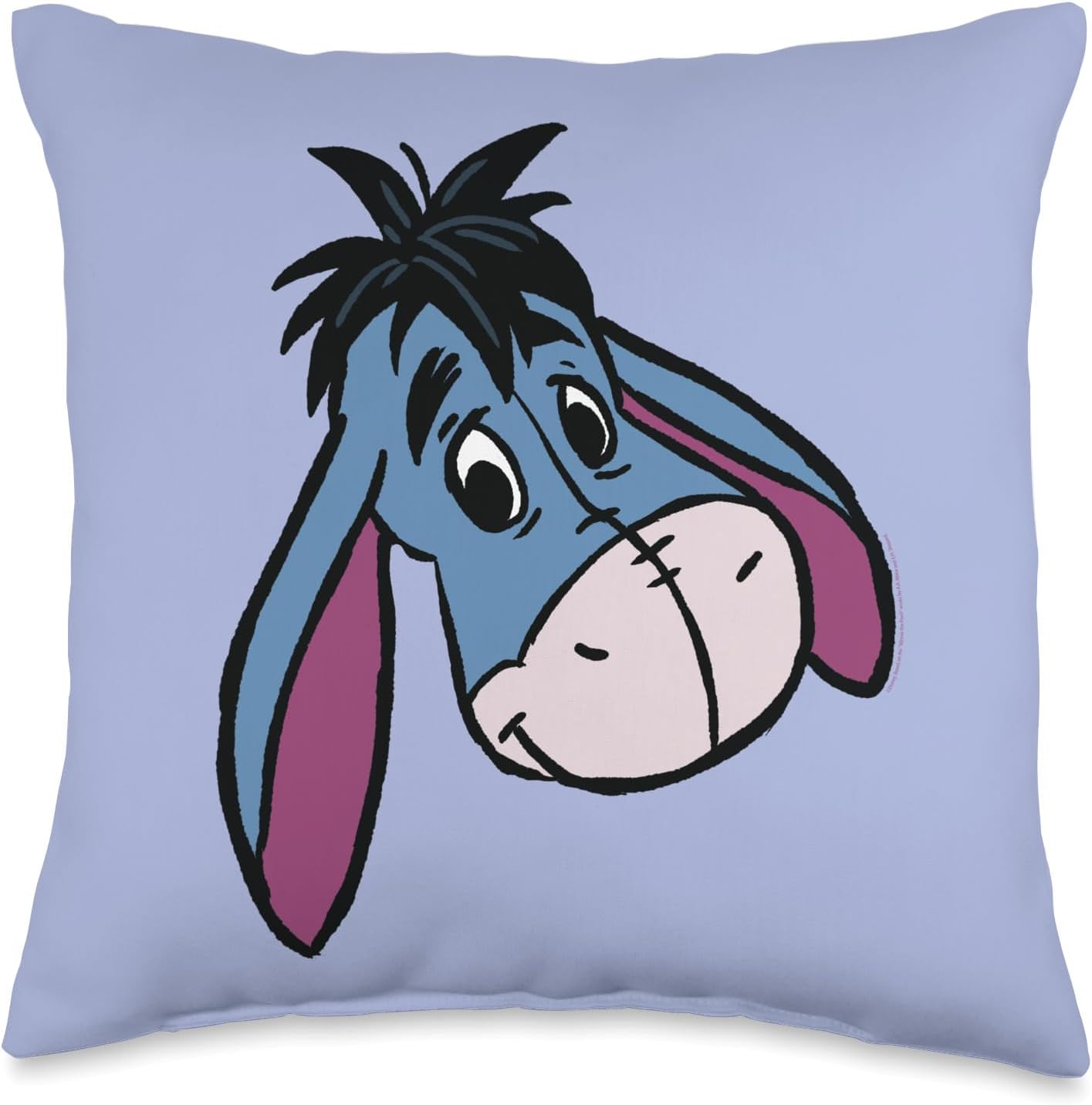 Disney Winnie The Pooh Eeyore Happy Big Face Costume Throw Pillow