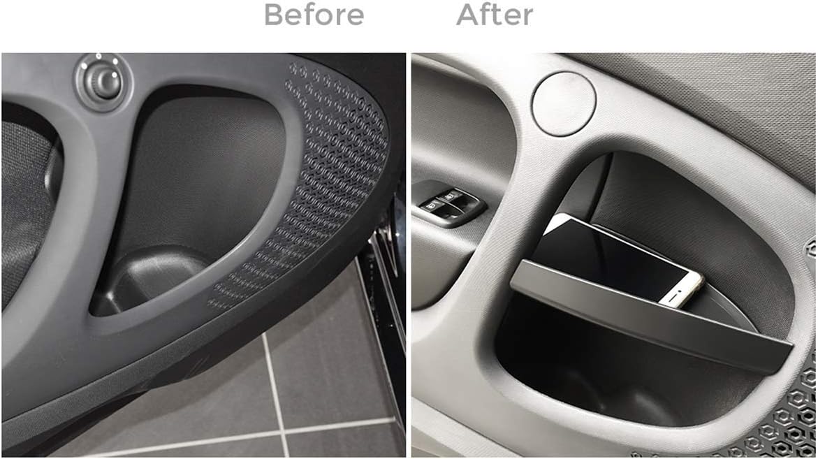 for Benz Smart 453 fortwo 2015-2019 Car Door Handle Storage Box Container Glove Auto Organizer Interior Accessories