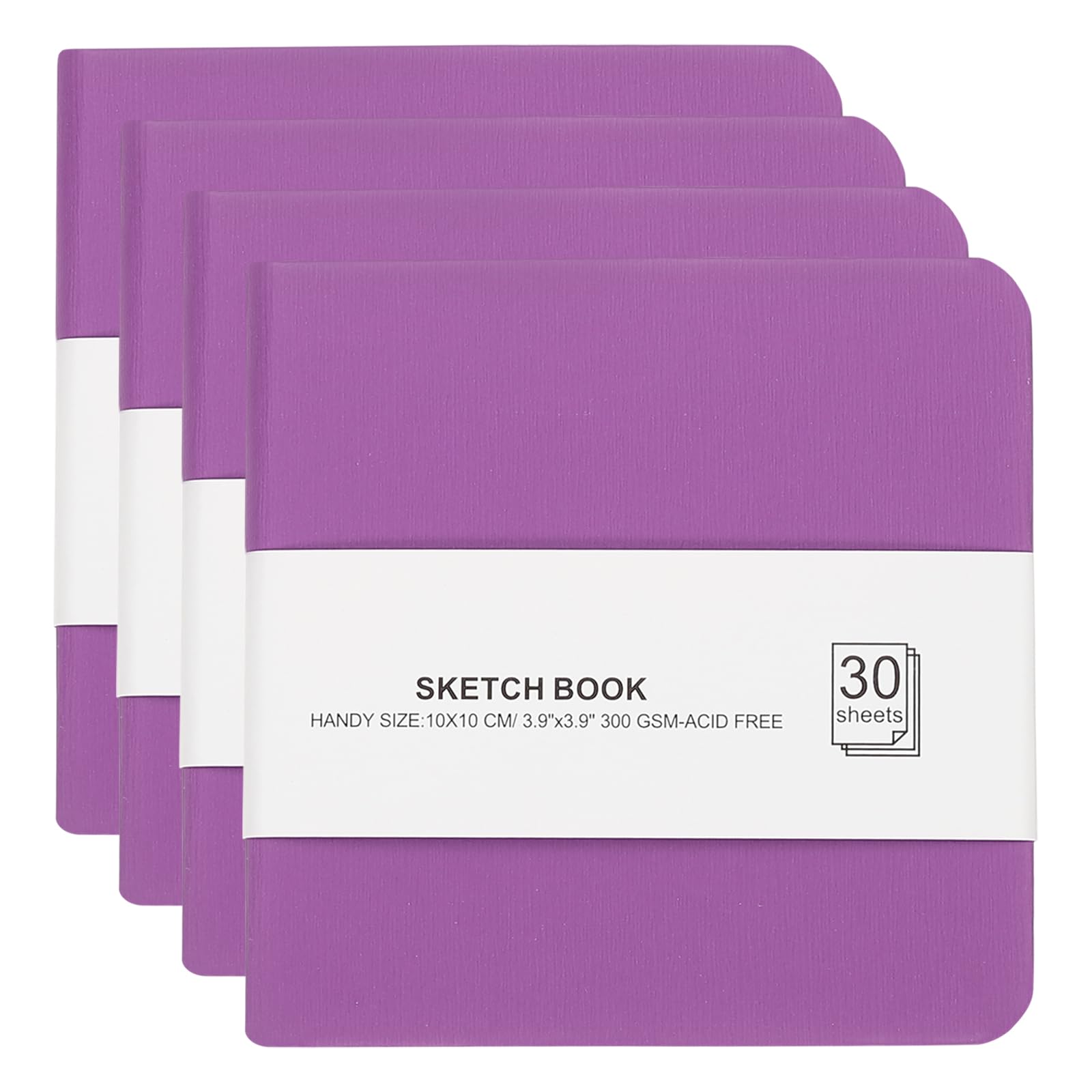 PATIKIL 4x4" Watercolor Paper Sketchbook