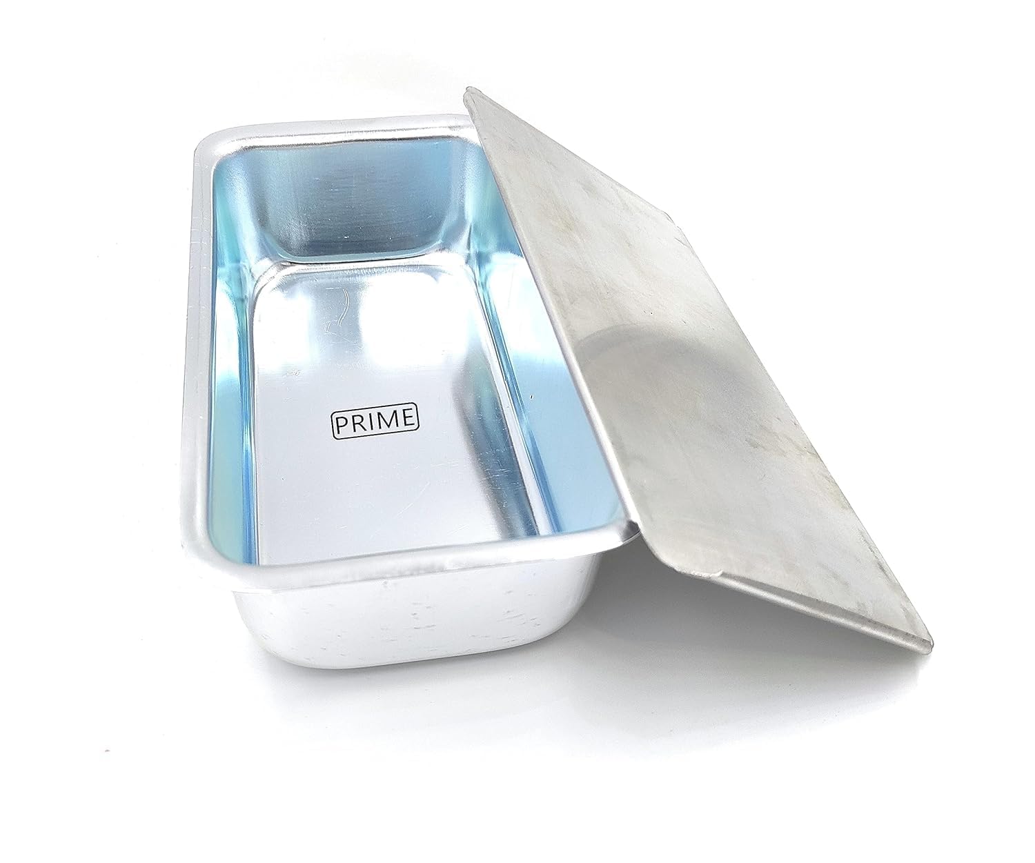 Multipurpose Rectangular Aluminum Mould, Baking pan with lid (500gm with lid)