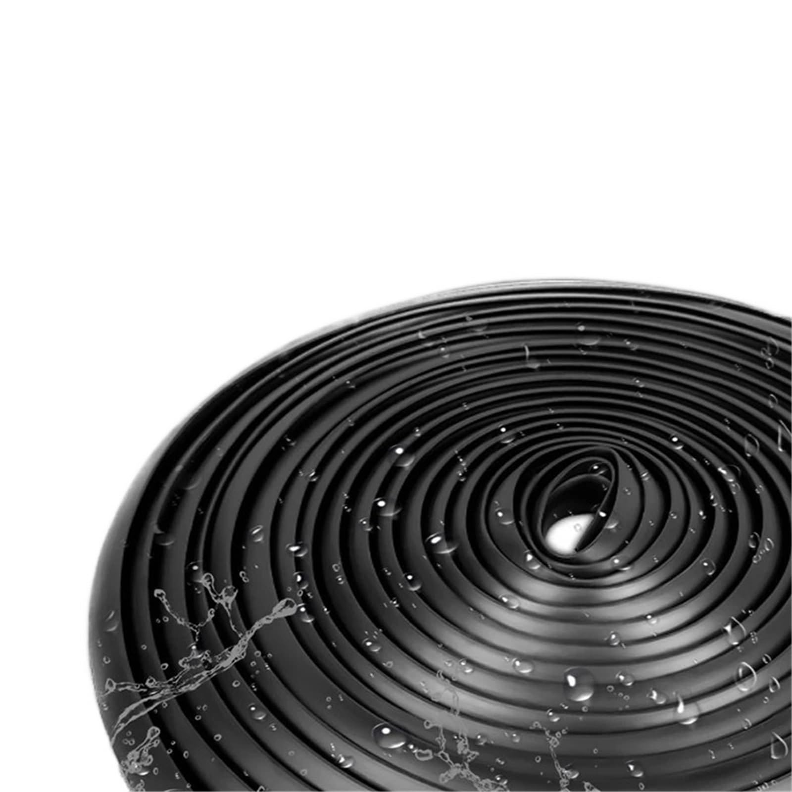Universal Auto Inclined T-Shaped Rubber Edge Trim Strip Car Door Trunk Lid Gap Seal Prevent Dust Sound Insulation Strip(5m)