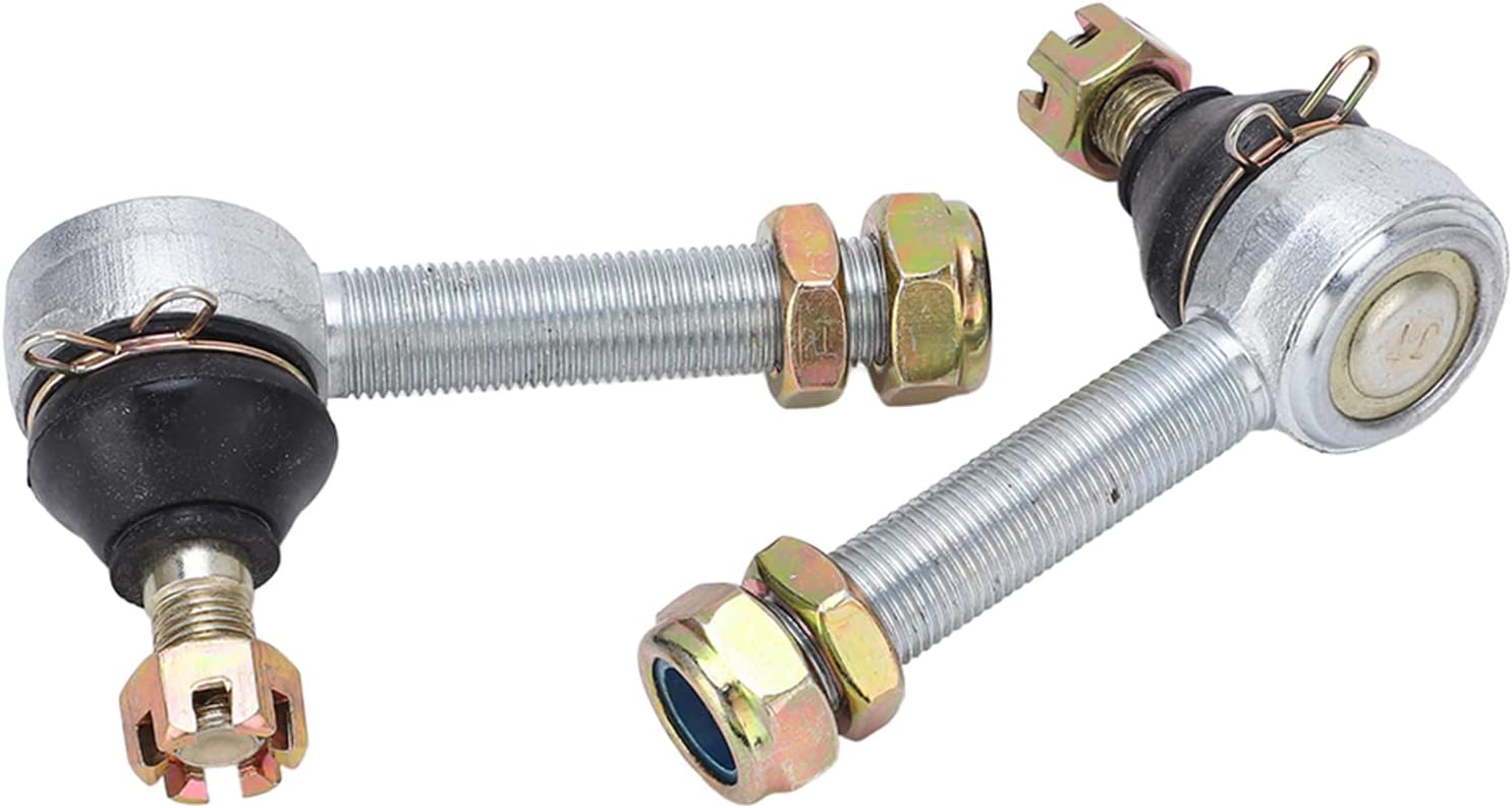 1 Pair 12Mm 16Mm Left Right Ball Joint Kit,Steel Alloy Tie Rod Ball Joint For 150Cc 250Cc Quad Dirt Bike Atv Go Kart Moped Scooter Atv Accessory Quad Ball Joint