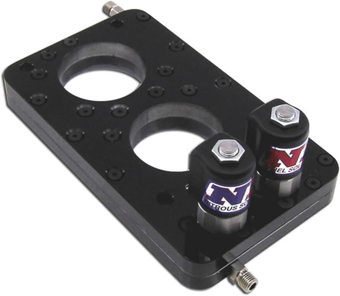 Nitrous Express NX347S 50-150 WHP 3-Valve Plate Conversion Kit with Integrated Solenoids for Ford 4.6L Mustang