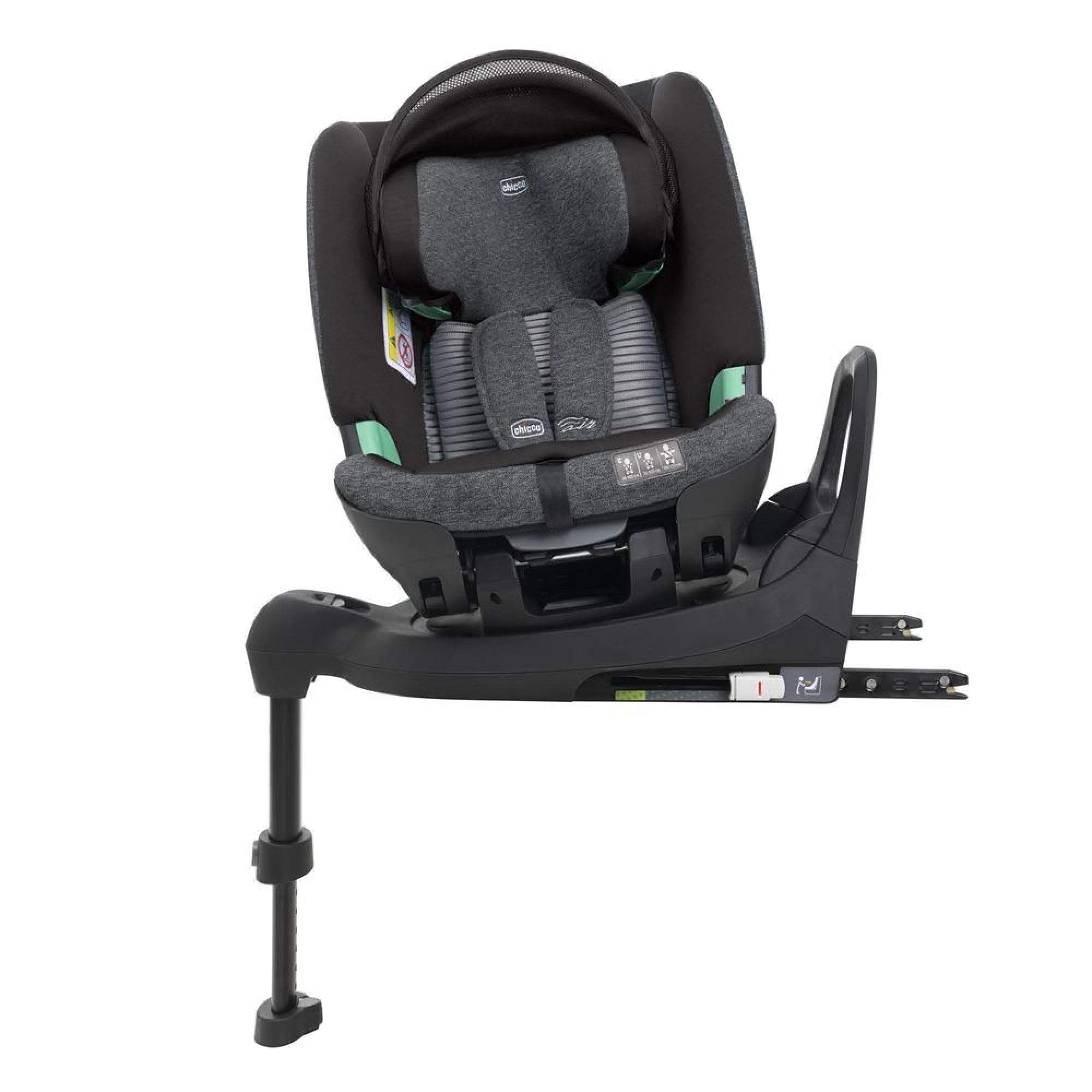 Fotelik samochodowy Gr. 0+/1/2/3 Bi-Seat i-Size Air z podstawą Black Air