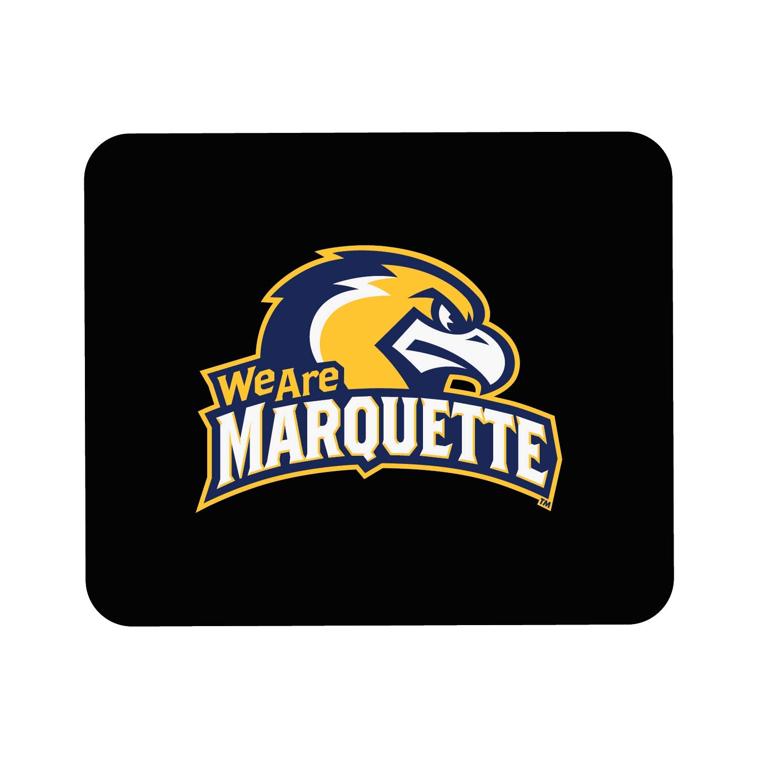 OTM Essentials Marquette University Standard Fabric Mouse Pad, Desk Accessories, Standard Fabric Gaming Mouse Pad, Classic 2