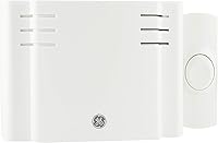 Vista 1 de GE Campana de puerta, extensor inalámbrico, enchufe, rango de 150 pies, receptor de timbre de repuesto, volumen ajustable, 19248