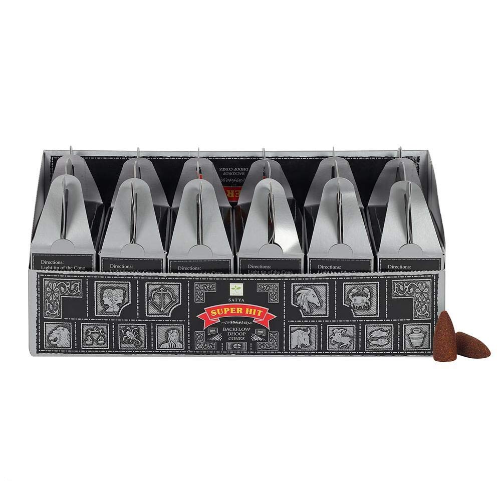Nag Champa Super Hit Backflow Dhoop Cones - 1 Pack