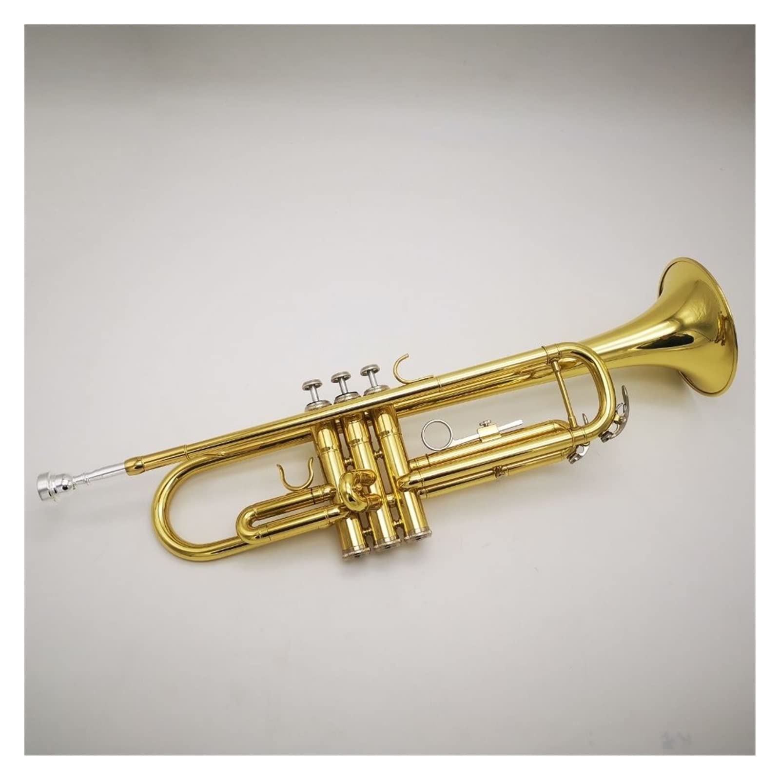 B-tune Trąbka Mosiężna Powierzchnia Pozłacana Trąbka Instrument Trąbkowy Z Posrebrzanymi Ustami 7C Student Trąbka