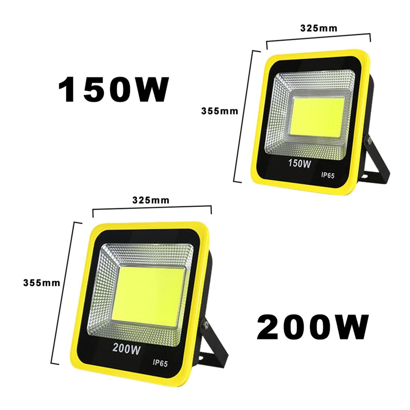 Reflektor LED, Światło Halogenowe LED 30W 50W 100W 150W 200W Reflektor COB IP65 Wodoodporna Ultrajasność Reflektory Lampa Zewnętrzna(Warm White,100W)