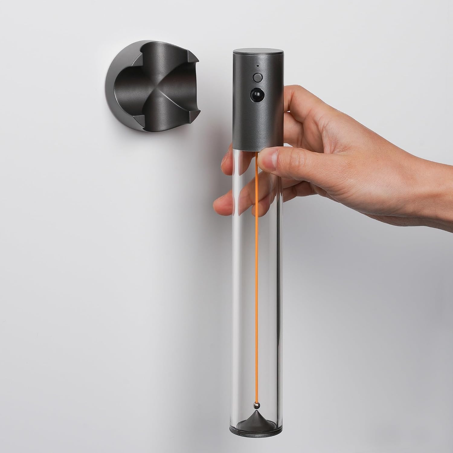 AUGE LIGHT Motion Sensor Wall Sconce Motion Sensor Light Magnetic Body Sensor Wall Light Wall Sconce Rechargeable USB Torch Light Cordless Handheld Portable for Bedside Stair Hallway (Matte Grey)