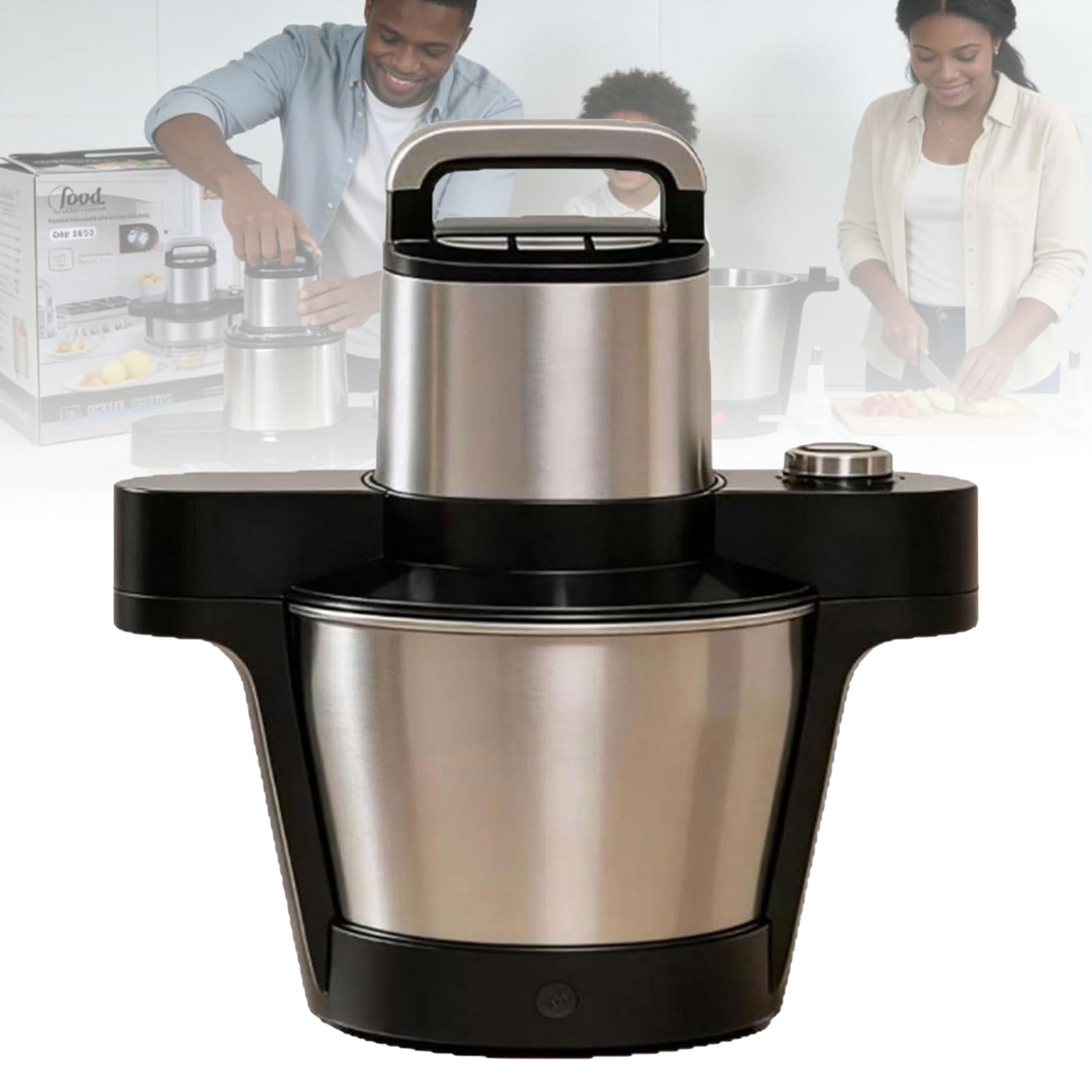 Machine de cuisson et de pilonnage 1000W pour faire le fufu sans effort