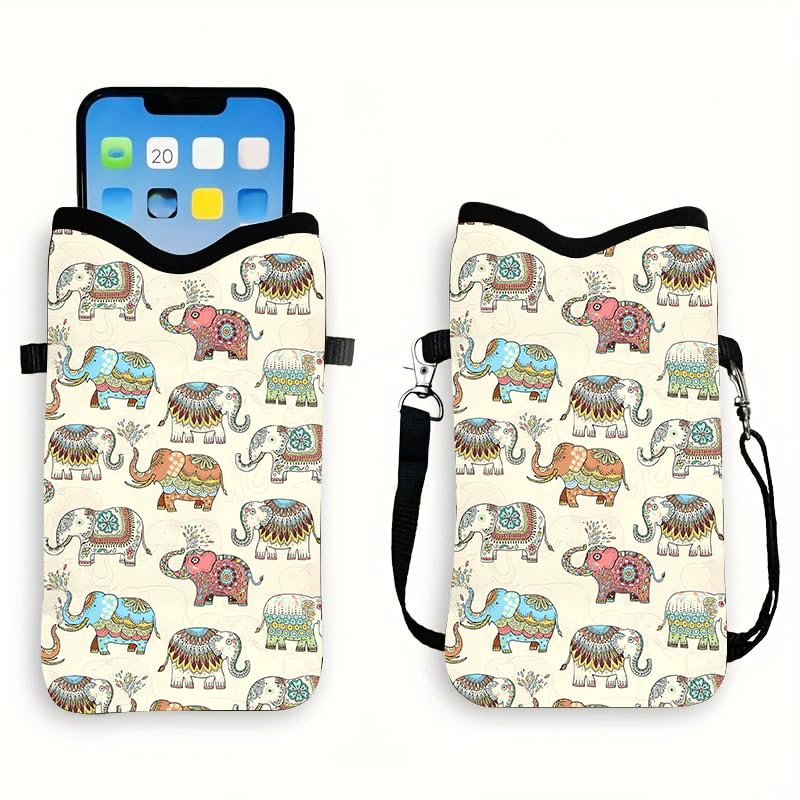 Cartoon Cat Purse Crossbody Bags, Gothic Skull Cell Phone Purse With Strap, Birthday Gifts for Women Dog Cat Butterfly Lover, Lcs Multicolour 25048