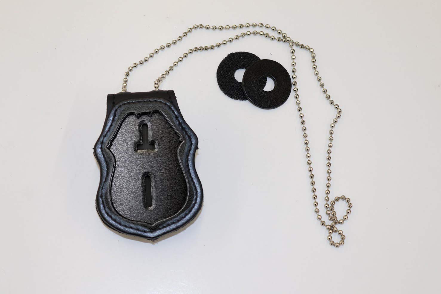 Perfect Fit NYPD Sergeant Belt Clip Holder with Pocket and Chain (Cutout PF287)