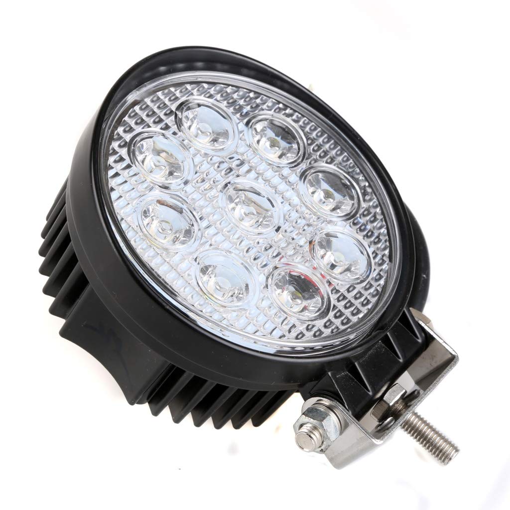 tempo di saldi 8x Lampada LED per Auto Resistente a Urti e Agenti Atmosferici con Supporto e Kit di Installazione