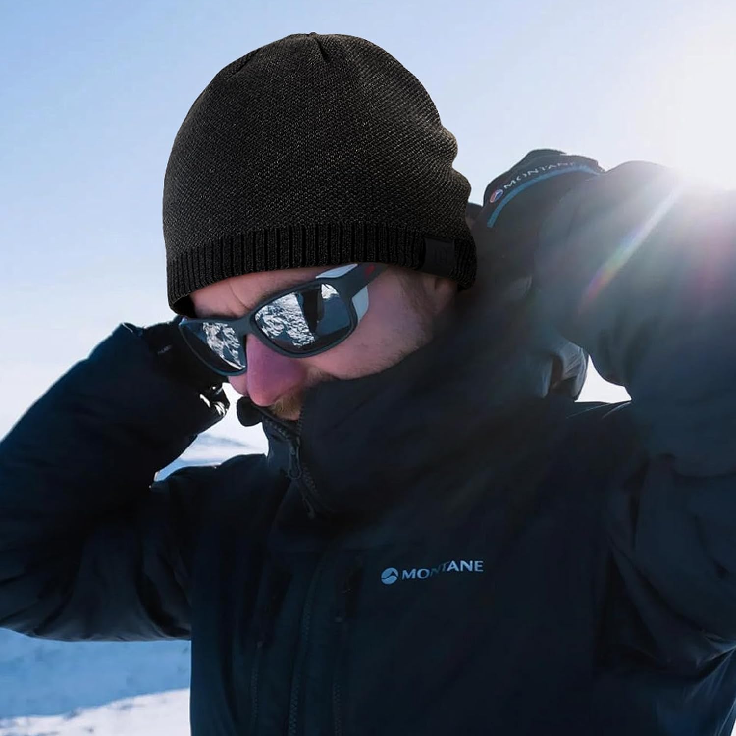 Lvaiz Mens Beanie Warm Winter Hat for Men Fleece Lined Beanie Thick Knit Hat Outdoor Skull Cap Unisex - Image 6