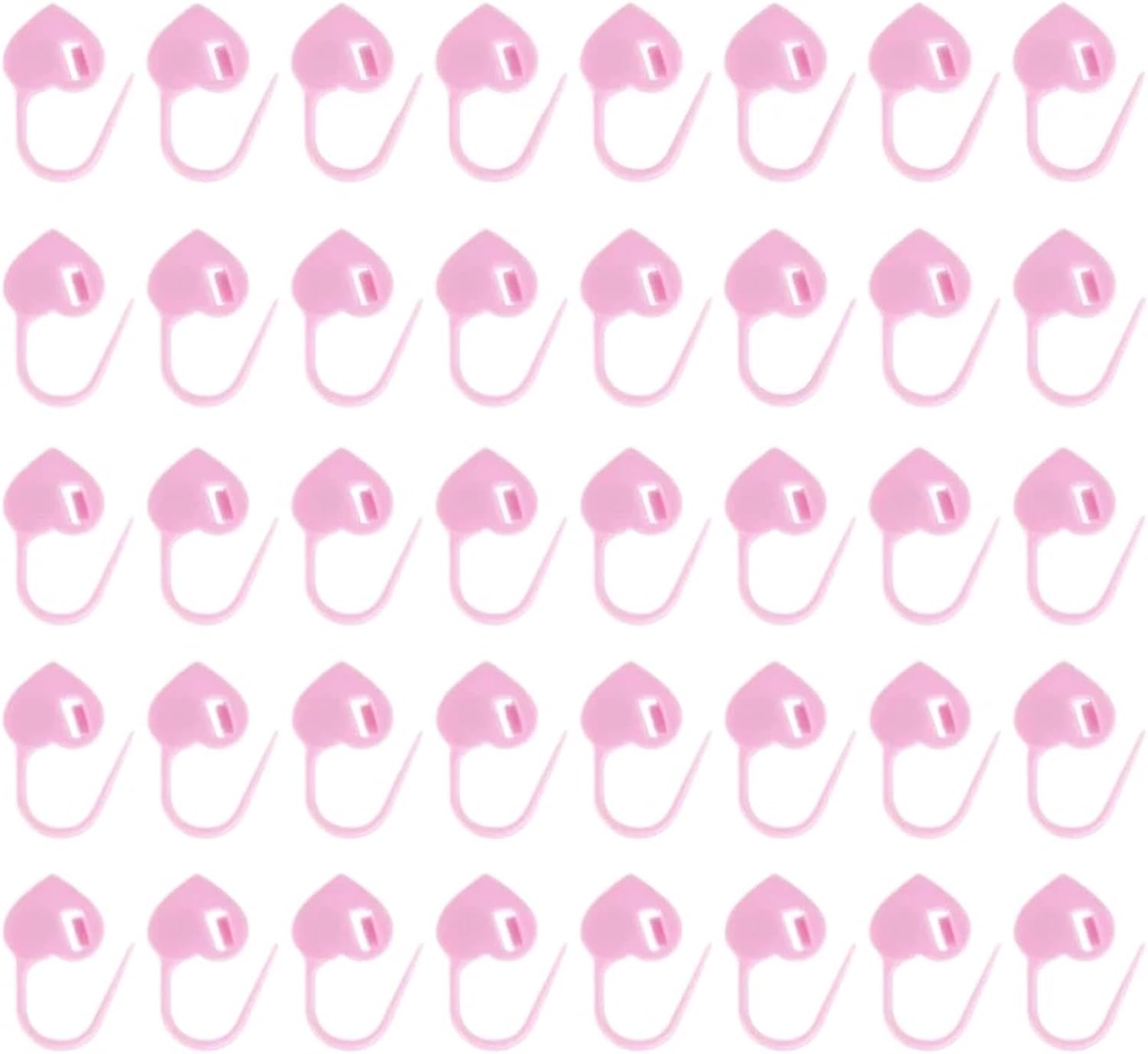 Stitch Markers for Crocheting 200Pcs Plastic Resin Small Clip Locking Stitch Markers Crochet Latch Knitting Tools(Mixed Color)