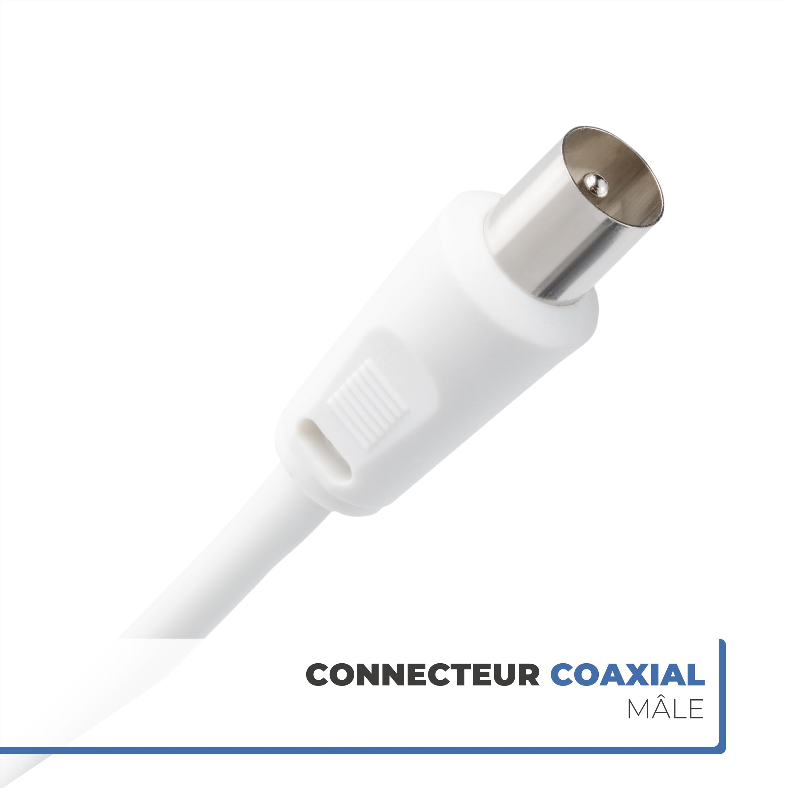 APM France, 408025, Câble Rj45 / Coaxial, 2M