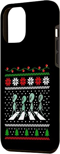 Miniatura 2 de iPhone 14 Pro Max Christmas Alien Crosswalk Funny Xmas Design Case