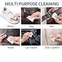 Grihavya Shoe Cleaner Wet Wipes 80 Pcs for Sneakers, Leather & White Shoes gallery image