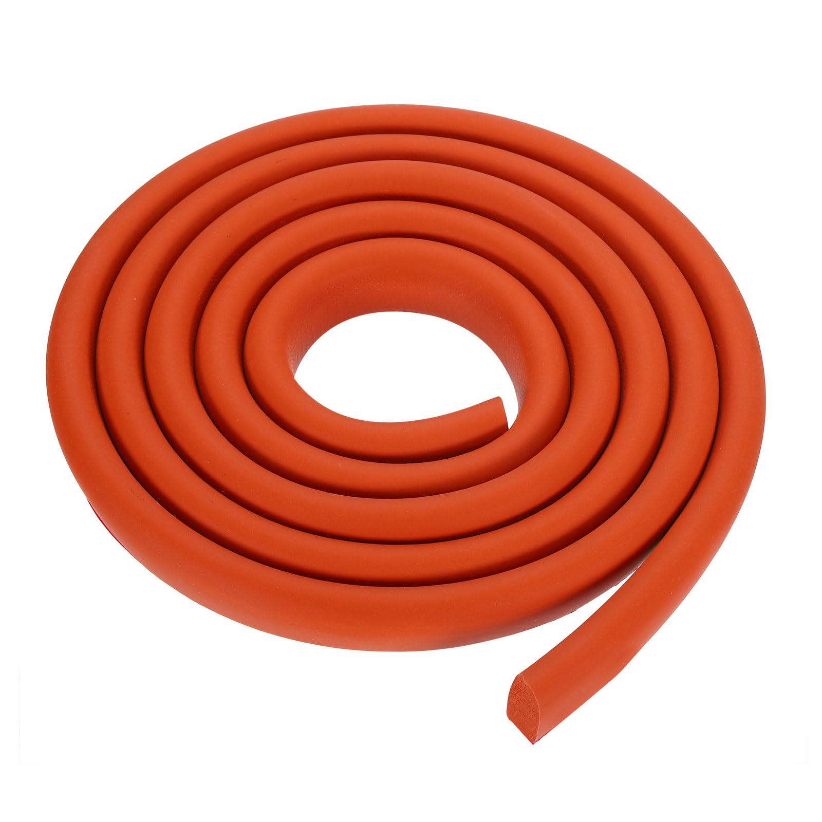 sourcing map 2 Meters Foam Backer Rod, 12 x 20mm D-shaped Solid Joint Filler, Foam Seal Strip for Caulk Saver, Rope Caulk Cement Crack Filler, Red โ image 1