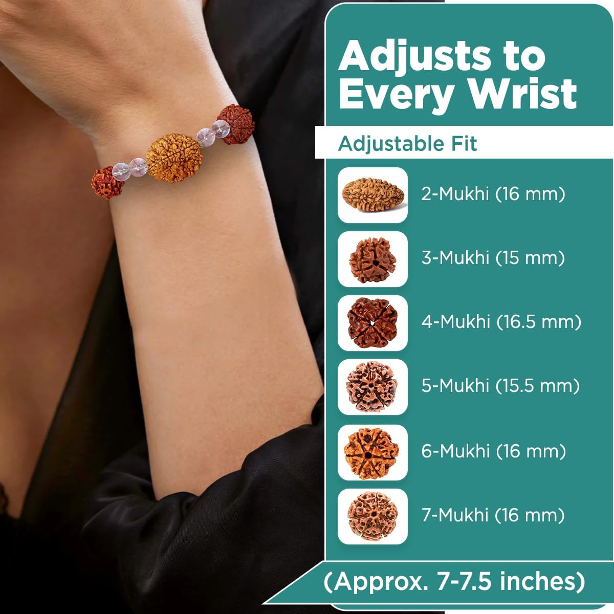 Rudraksha Bracelet For Men Womens Face, Mukhi, Jamaica Ubuy