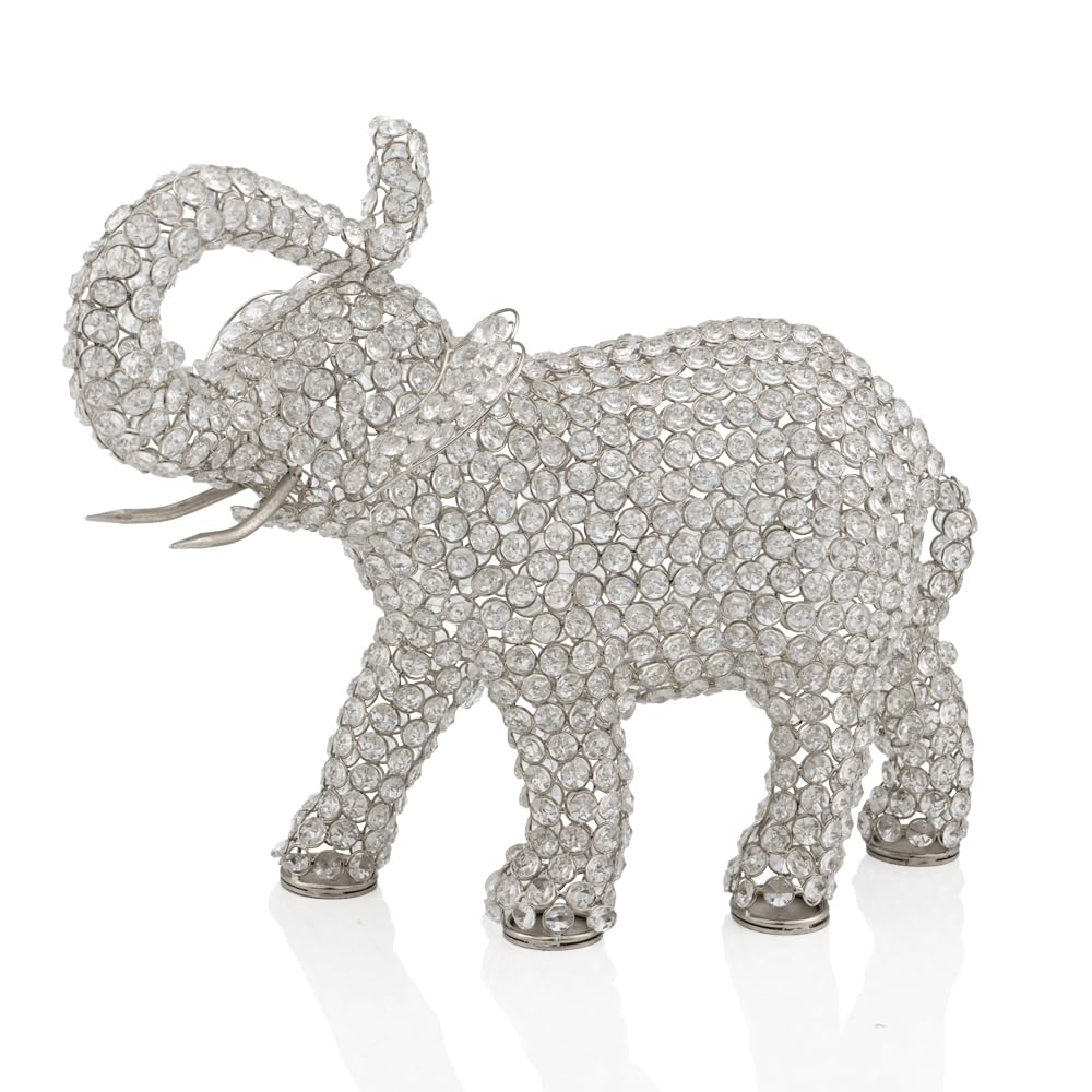 【elephant.m】ガラスナギット Amazon.com: Modern Day Accents Elefante Large Cristal Elephant