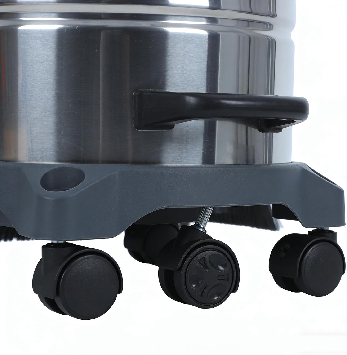 KOMBIUDA 4pcs Vacuum Cleaner Wheels Replacement Swivel Caster Wheels for Furniture and Appliances, 1.6' Plastic Mini Casters with 5/16' Stem Diameter for Smooth Rolling in Large Homes