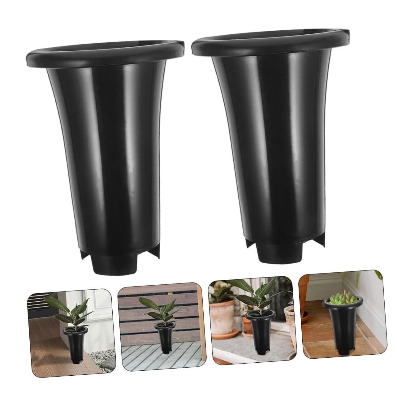 Toyvian 10pièces Jardinière Plastique Pots De Semis pour Plantes Extérieur Pots Extérieur pour Plantes De Pépinière pour Succulentes