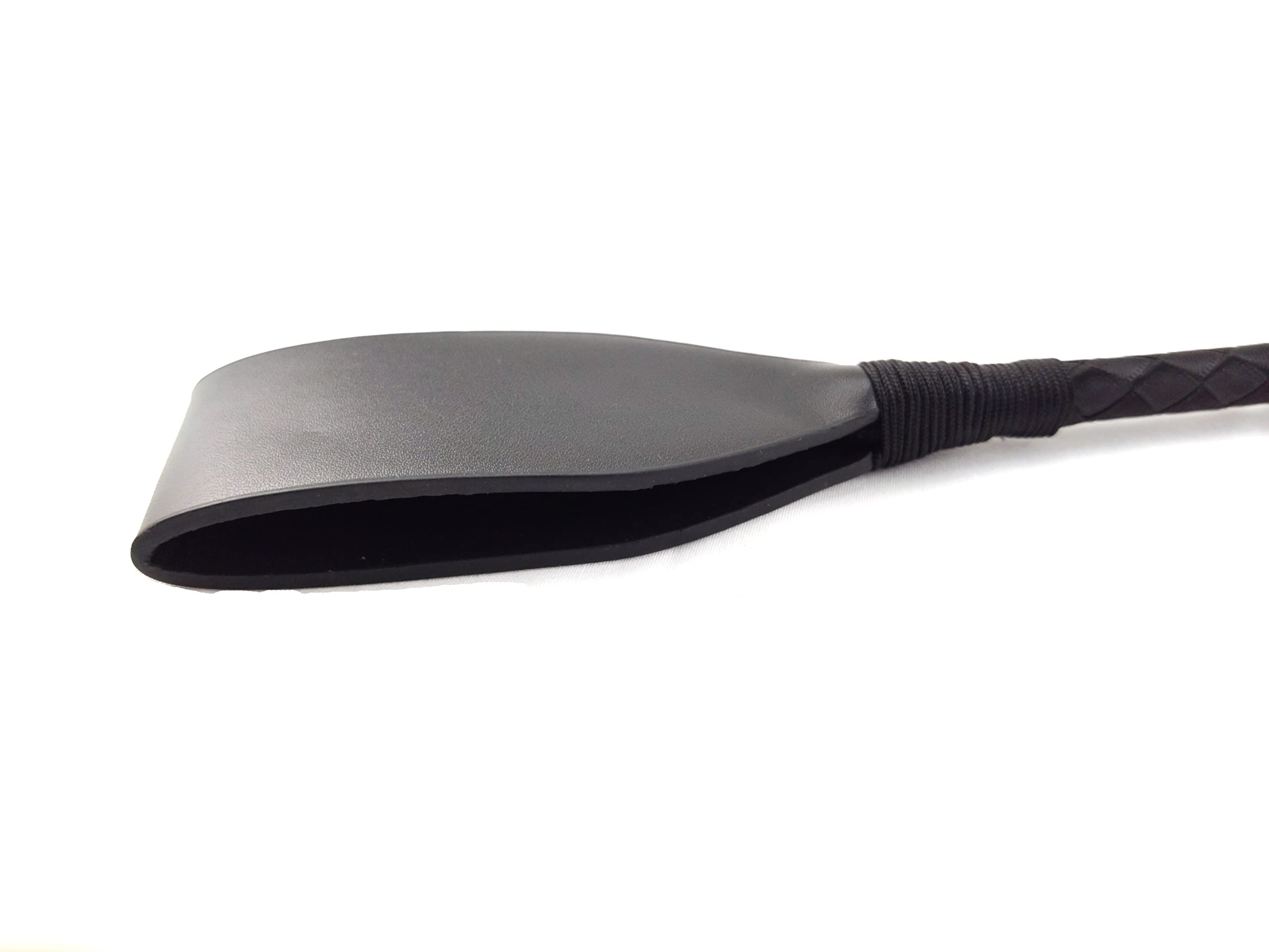 Azatemgo Frustino da equitazione in poliuretano, con manico e corda per appenderlo, 45 cm