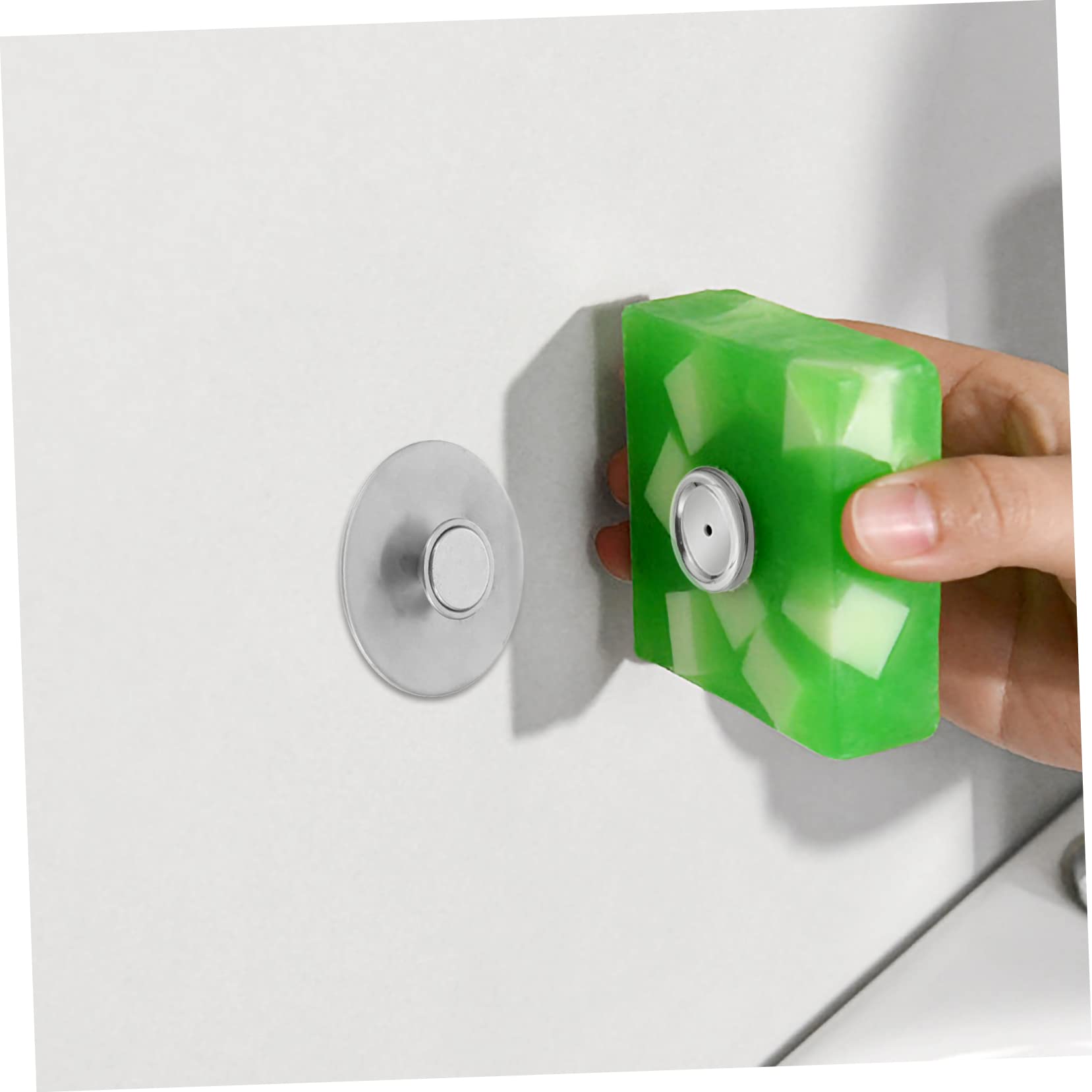 Housoutil Portasapone Magnetico Da Parete 5 Pezzi Elegante Antiruggine Perfetto Per Cucina E Bagno
