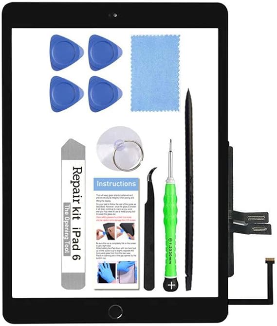 Digitizer Glass Touch Screen For IPad 6 9.7 6th Gen 2018 +Home