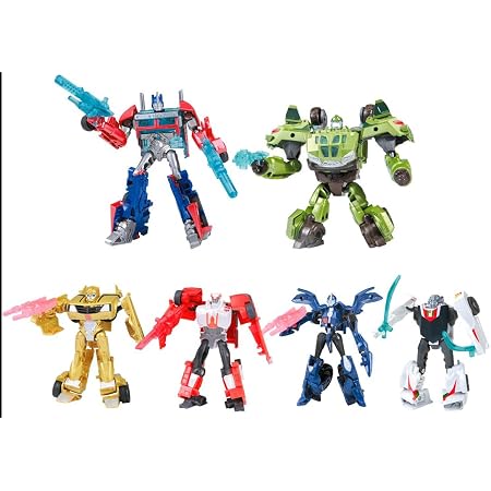 Amazon トランスフォーマープライム Ez Sp1 オートボットセット ロボット 子ども向けフィギュア おもちゃ