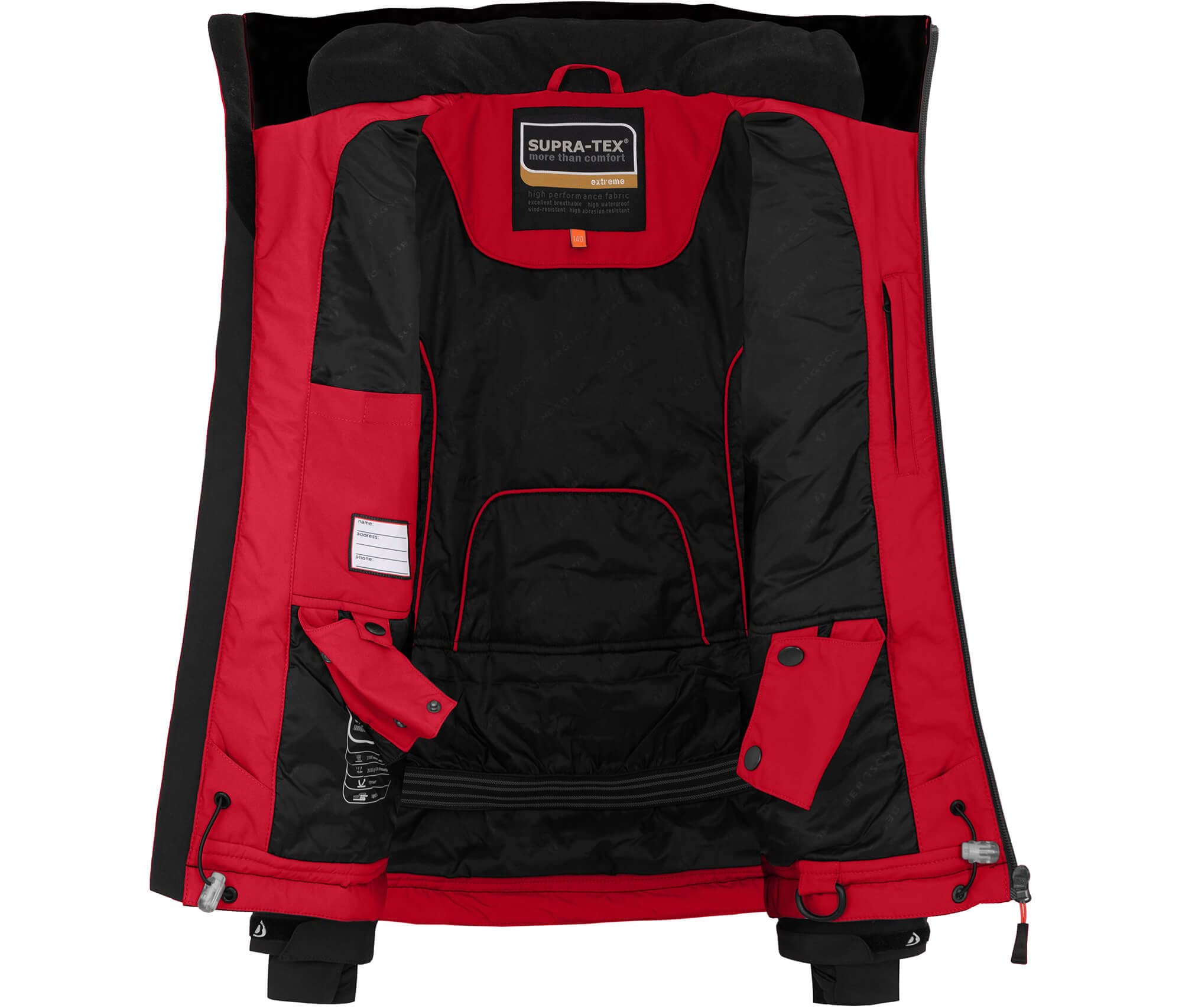Bergson VEIKO | Kinder Skijacke - Premium Kinder-Skijacke (20.000 mm), Bielastisch für maximale Freiheit, Extra warm wattiert & wasserdicht, Höchste Atmungsaktivität (20.000 g), PFC-frei, Mit Schneef