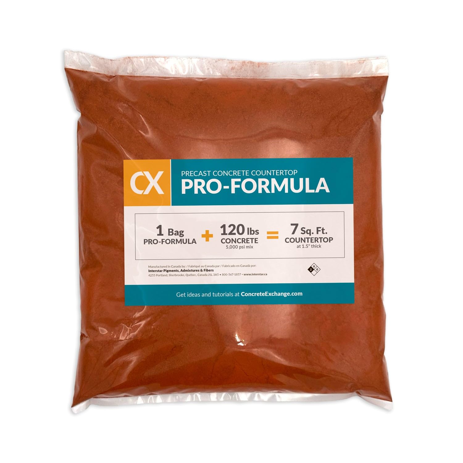 CX Pro-Formula Precast Concrete Countertop Mix | Brick