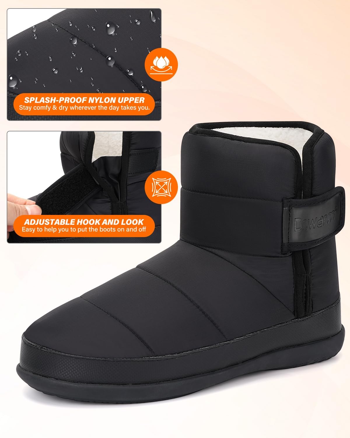 Dr.Warm Heated Slipper Boots Lifestyle View