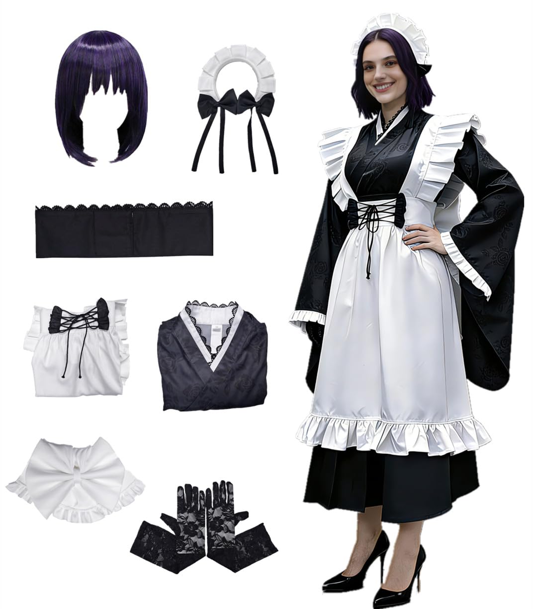 USA rozmiar komiks Kitagawa cosplay kostium Kawaii damska spódnica pokojówka garnitur