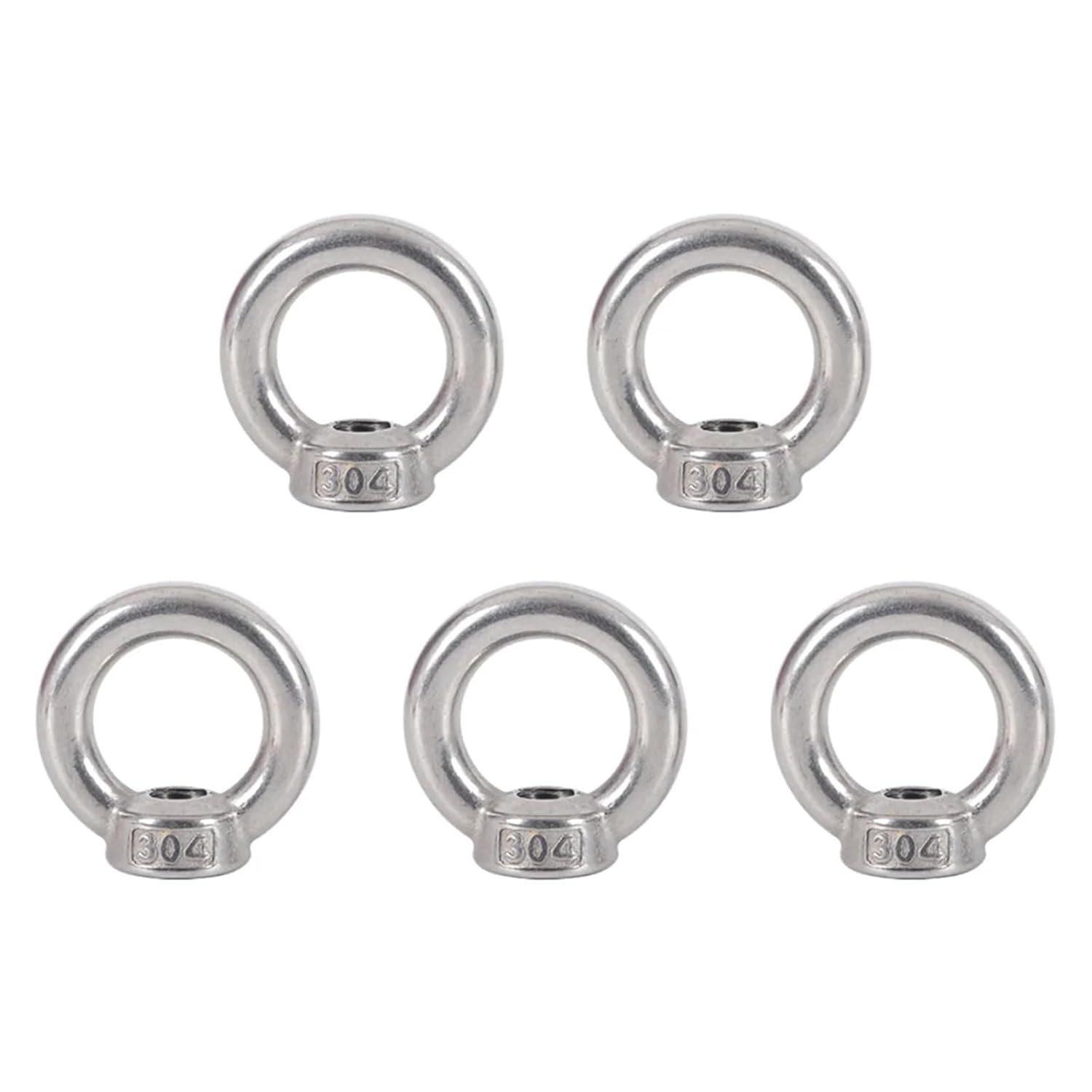 Eye Nut 20Pcs M6 Eye Nut Stainless Steel Marine Lifting Ring