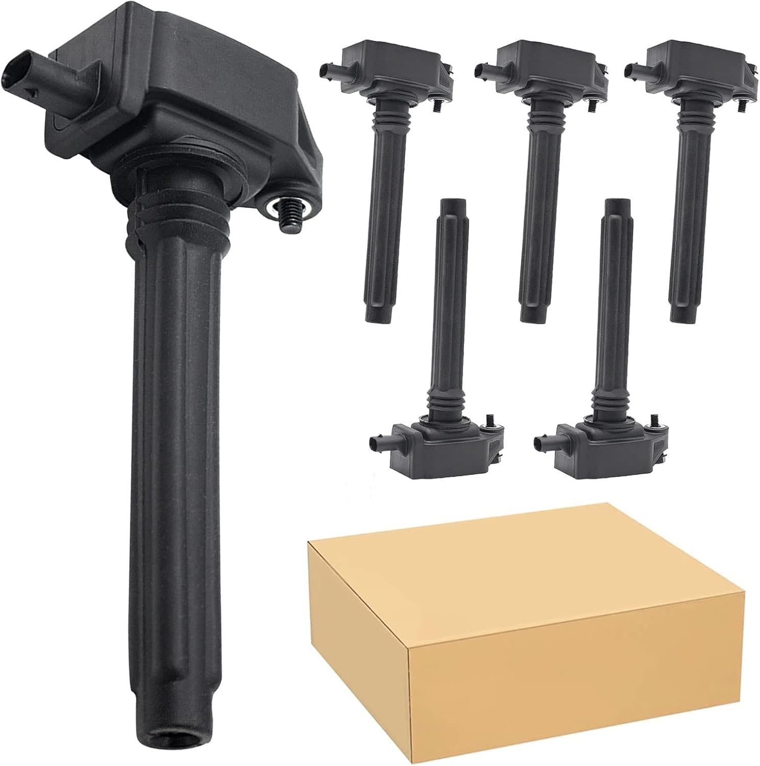 Set of 6 Ignition Coil Pack Compatible for Chrysler 200 300/Dodge Avenger Challenger/Jeep Grand Cherokee 2011-2017 OE C1791 UF648 0221504032