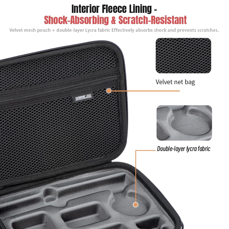 Funda accesorios DJI Action 6 estuche protector portátil de transporte con cremallera 6